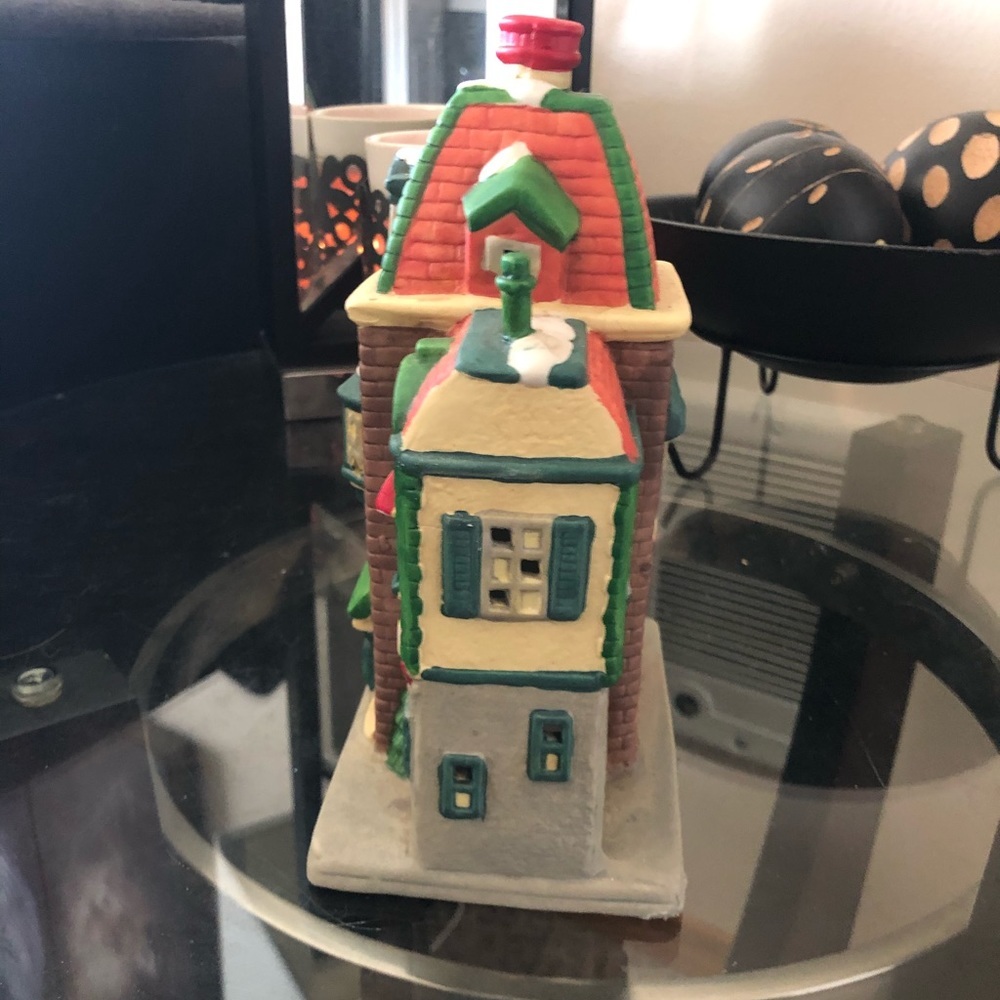Holiday Toy & Clock Store Lighted Christmas Village Building | Porcelain Decor - Picture 5 of 6